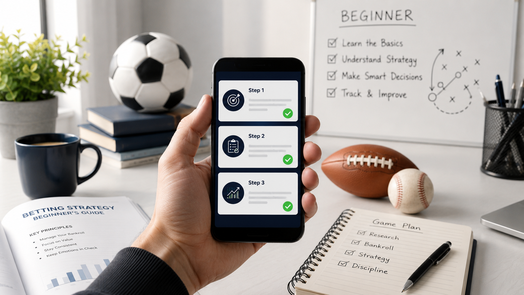 Beginner friendly sports strategy training